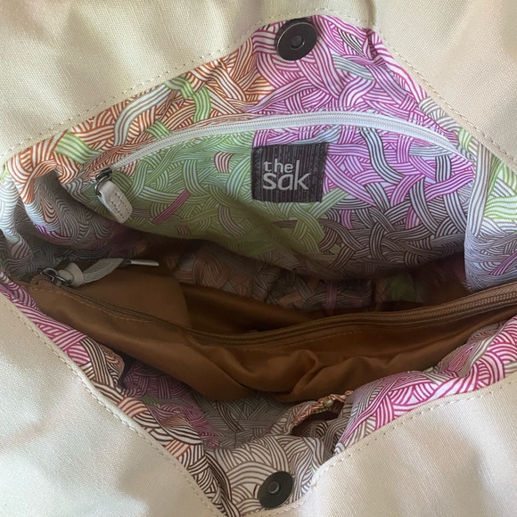 NWOT The Sak Leather Tote Style Purse - Picture 3 of 5